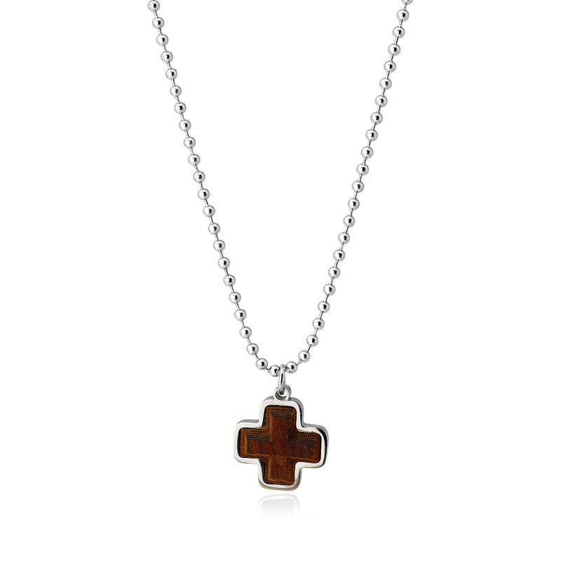 H189 COLLAR DE HOMBRE CRUZ