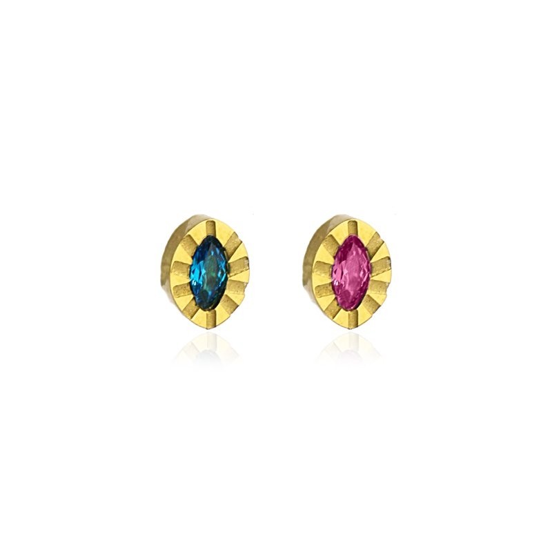 BPE828 MINI PENDIENTES CIRCONITAS