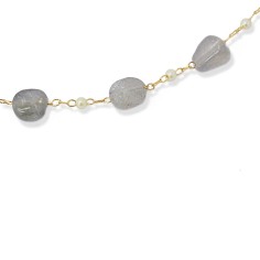 BPU491 PULSERA PIEDRAS Y PERLAS